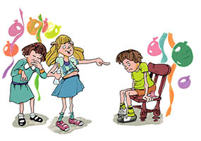 Logo illustration for children's book series.